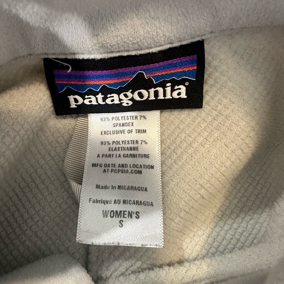Patagonia Polartec Windbloc Full Zip Jacket-Light Gray-Size Small - Picture 5 of 6